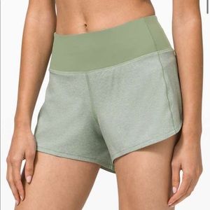 Lululemon 6 Speed Up Short Long *4" Updated Fit Willow Green